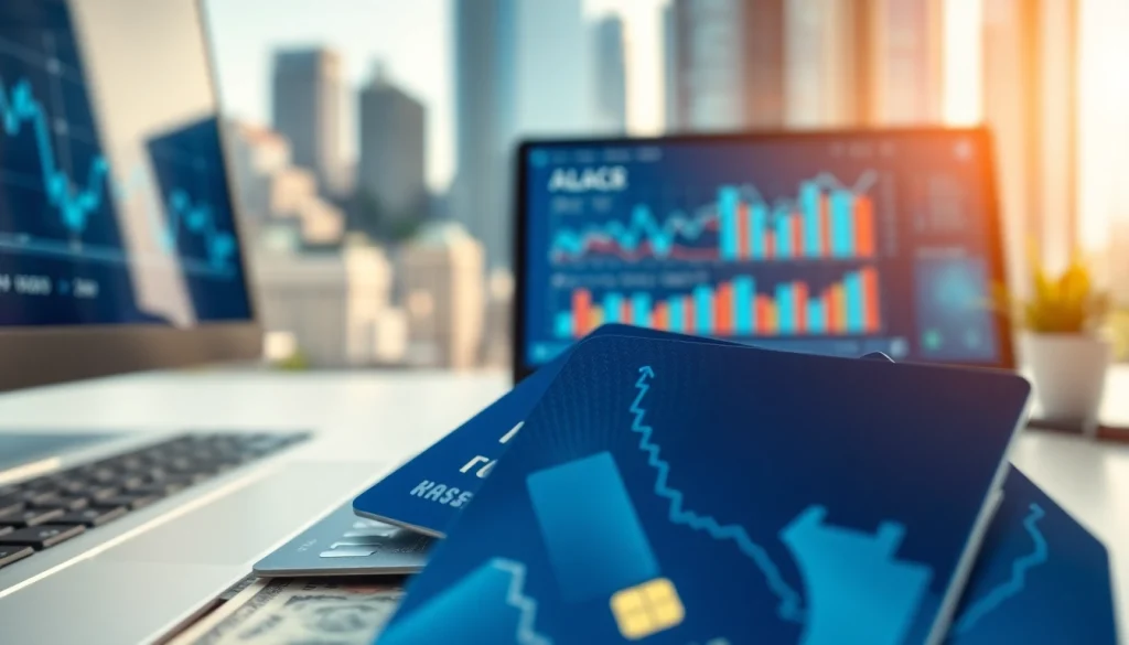 카드깡의 개념을 설명하는 전문적인 디지털 마케팅 장면