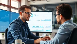 Analyzing the smm reseller panel metrics in a modern office environment.