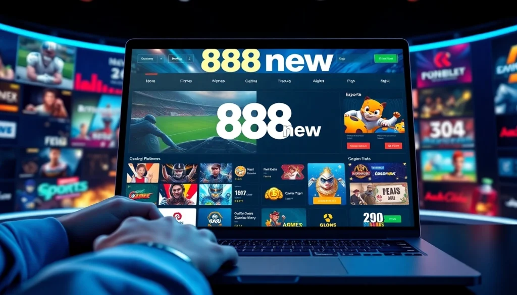 Experience the engaging gaming platform of 888new, featuring secure betting and diverse game options.
