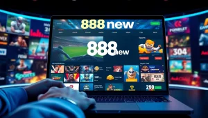 Experience the engaging gaming platform of 888new, featuring secure betting and diverse game options.