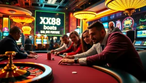 Experience the thrill of high-stakes poker at XX88 Boats, where fortunes are won and lost at the card table.