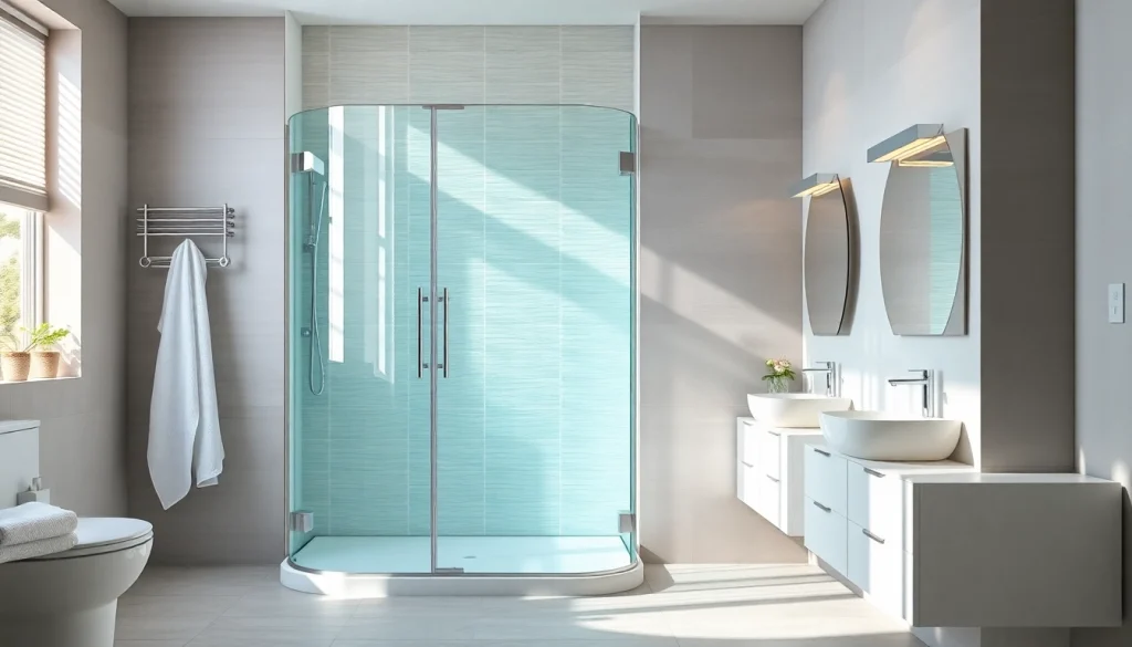 Découvrez l'élégance des cabines de douche Sunny Showers France pour votre salle de bains.