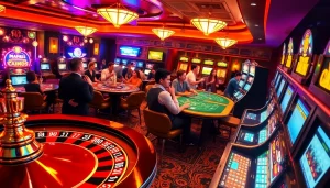 Experience the thrill of casino gaming at https://tructiepbongda.eu.com/ with players enjoying roulette and slots.