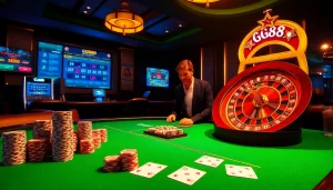 Experience thrilling casino action at GG88 with vibrant games, lively tables, and enticing betting opportunities.