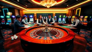 Experience the thrill of gaming at 789BET.COM with luxurious casino visuals of roulette and vibrant slots.