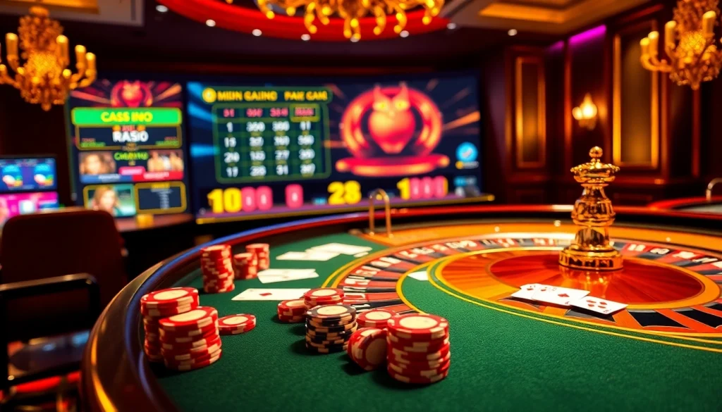 Experience the excitement of k88win with vibrant casino games and betting action.