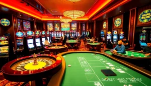 Experience the thrill of gaming at Riobet with luxurious tables and vibrant slots.