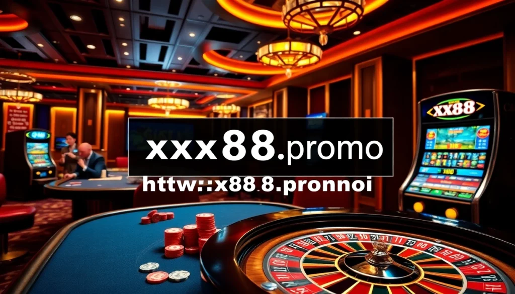 Experience top-notch gaming at https://xx88.promo/ with thrilling casino tables and vibrant poker chips.