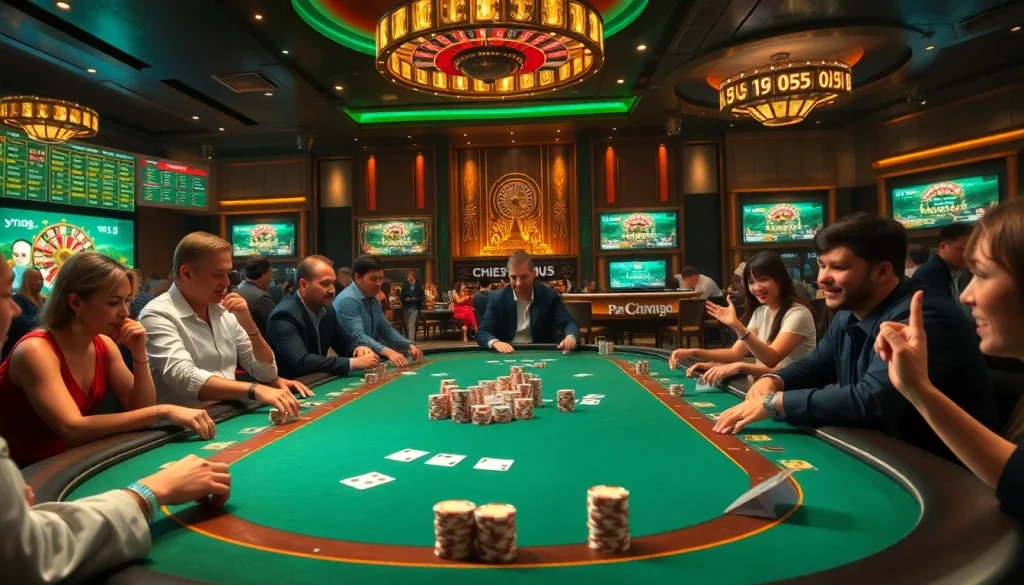 Experience the excitement at lucky88com.me with luxurious casino tables and dynamic gameplay.