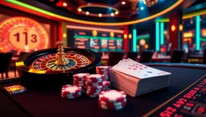 Experience the excitement at trang chủ 88clb with vibrant casino visuals and online gambling elements.