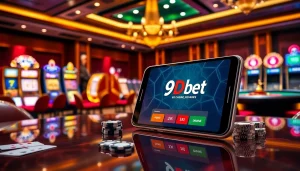 Experience seamless gaming action with 9Dbet Download watching high-stakes poker and slot machines.