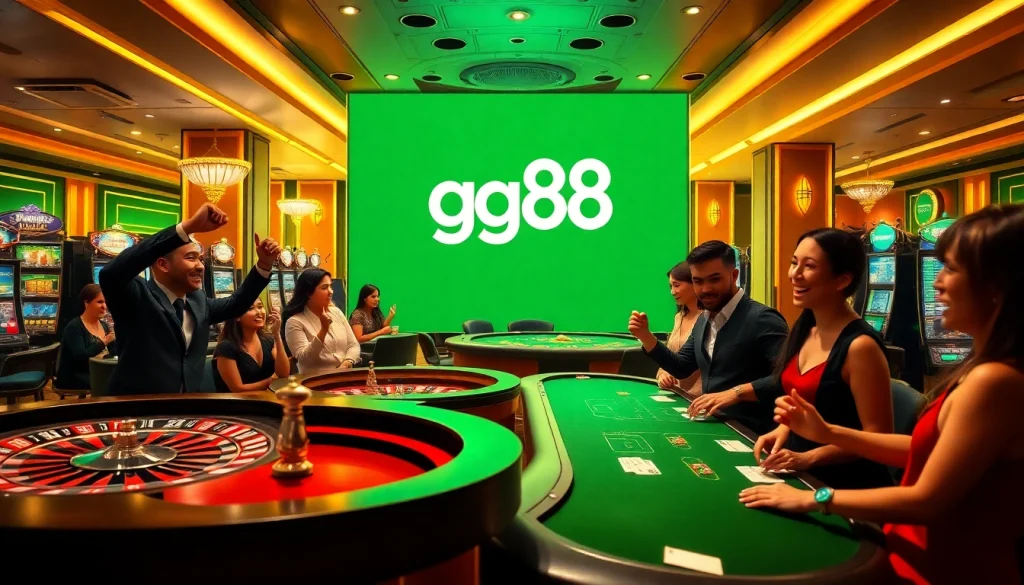 Experience thrilling games at gg88 casino, where players enjoy a vibrant atmosphere filled with excitement and winning opportunities.