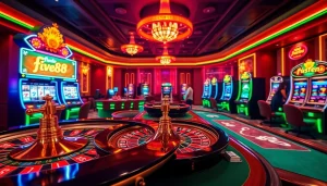 Experience the thrill of gambling at Five88.foo with vibrant casino games and professional environments.