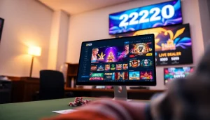 Experience the 222O platform with vibrant online games and modern interface.