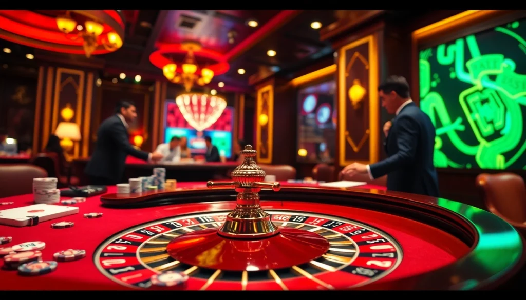 Engaging poker session in a casino setting, highlighting strategies found in the hidden wiki.