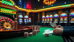 Experience the thrill of winning big at 99WIN with exciting casino games and vibrant betting scenes.