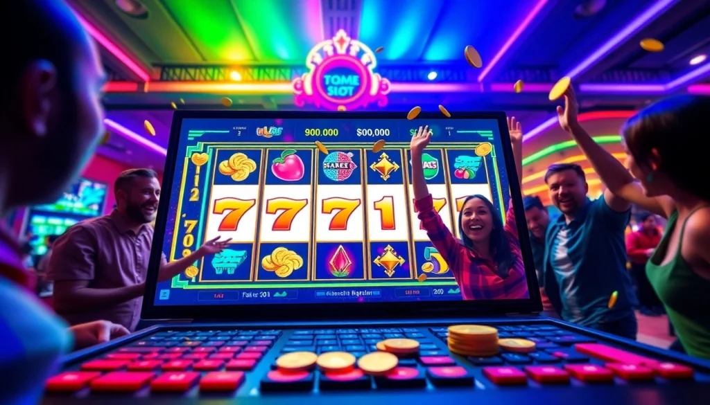 Exciting ulat123 slot game visuals showcasing thrilling gameplay and vibrant casino atmosphere.