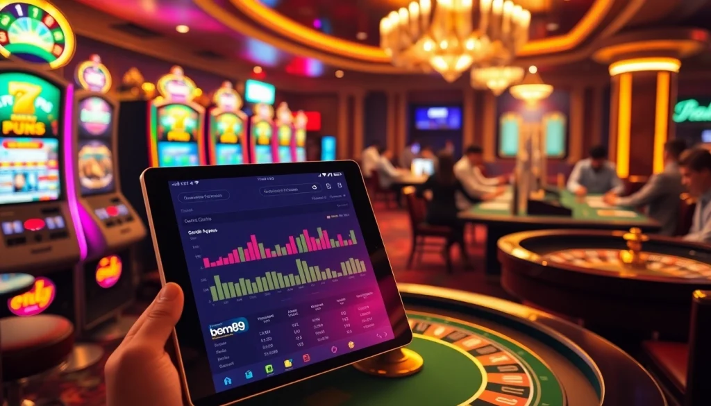 Engage with the app bem89 for a thrilling digital gambling experience amidst high stakes casino action.