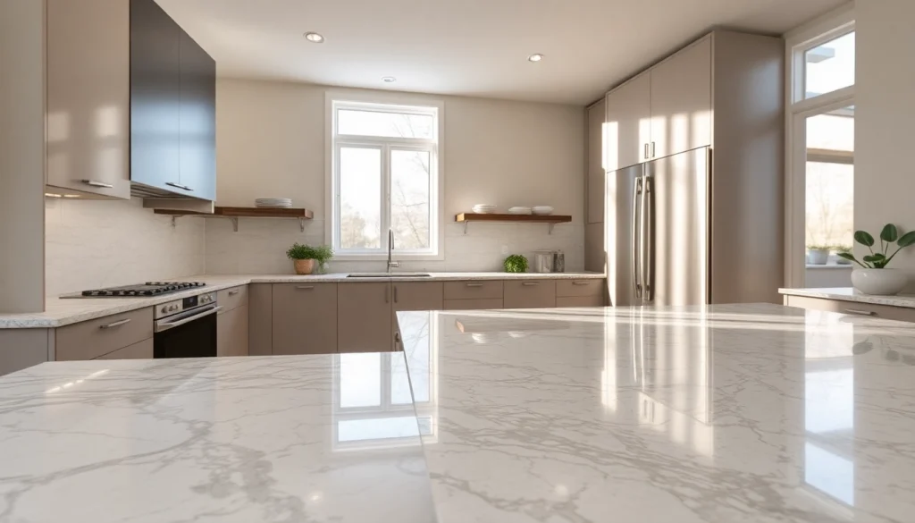 Countertops near Parsippany - Troy Hills, NJ showcasing elegant granite and quartz in a modern kitchen setting