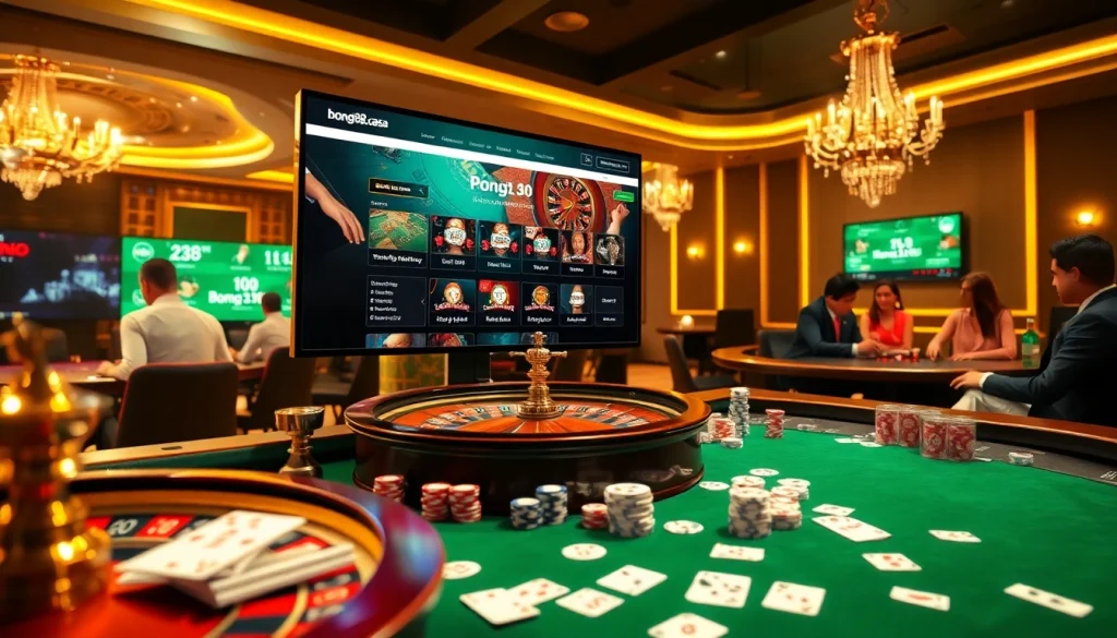 Experience the excitement of online gaming at https://bong88.casa/ with vibrant casino visuals and engaging gameplay.