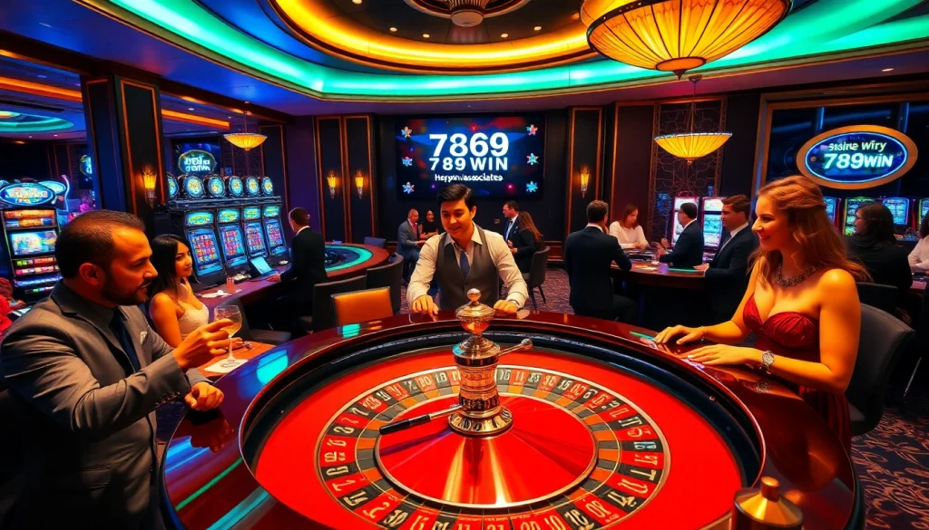Experience the excitement at https://789win.associates/ with players engaging in a thrilling roulette game.