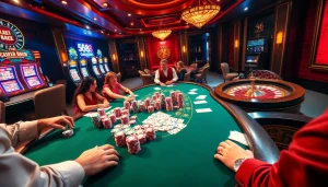 Engage in winning strategies at Fly88 with vibrant poker games and thrilling casino excitement.