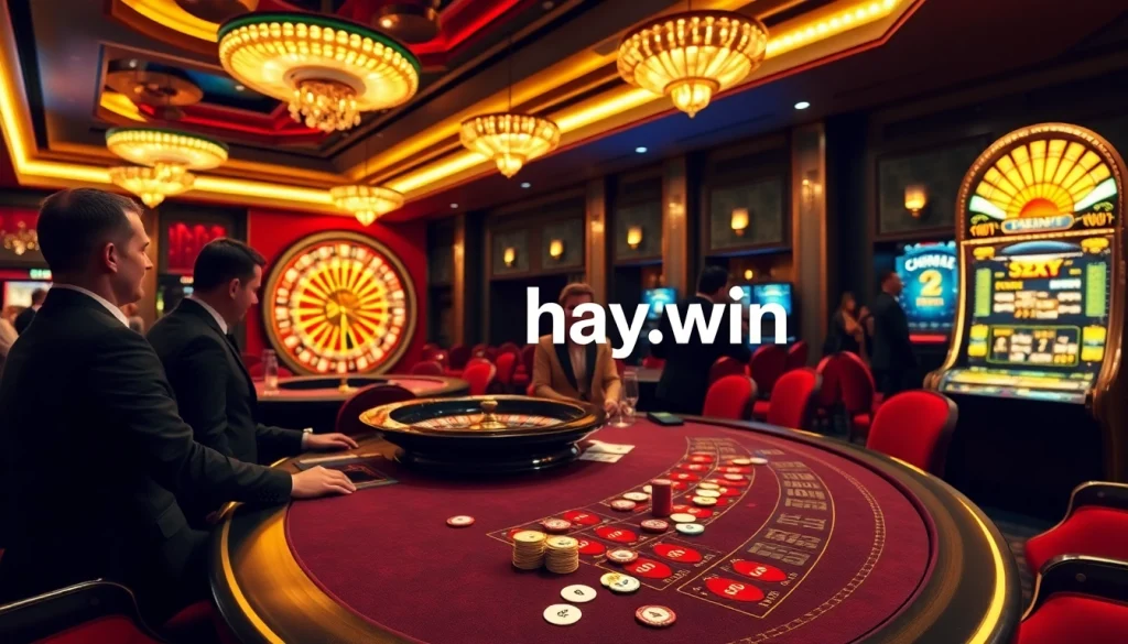 Experience the thrill of winning at hay.win with vibrant casino games and elegant players.