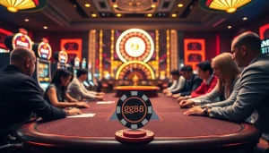 Experience thrilling gameplay at GG88 with high-stakes poker and vibrant slot machines.