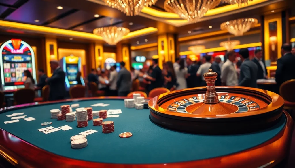 Experience high-stakes excitement at ww88 com with luxury casino elements and vibrant gaming action.