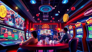 Experience the excitement of online gambling with ev88win.live's vibrant gaming interface.