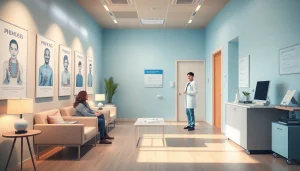 専門クリニックでの包茎手術 おすすめのシーン、思いやりのあるスタッフと患者を迎える雰囲気