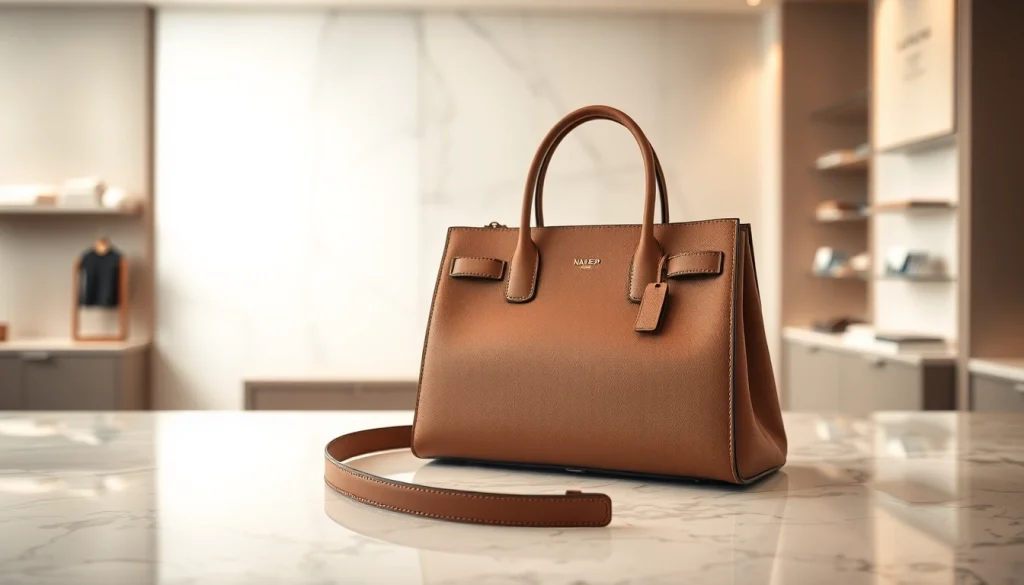 레플리카 핸드백을 우아하게 연출한 이미지