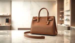 레플리카 핸드백을 우아하게 연출한 이미지