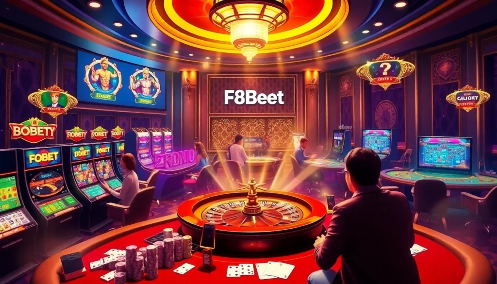 Experience the excitement of F8bet with vibrant casino games and thrilling betting action.