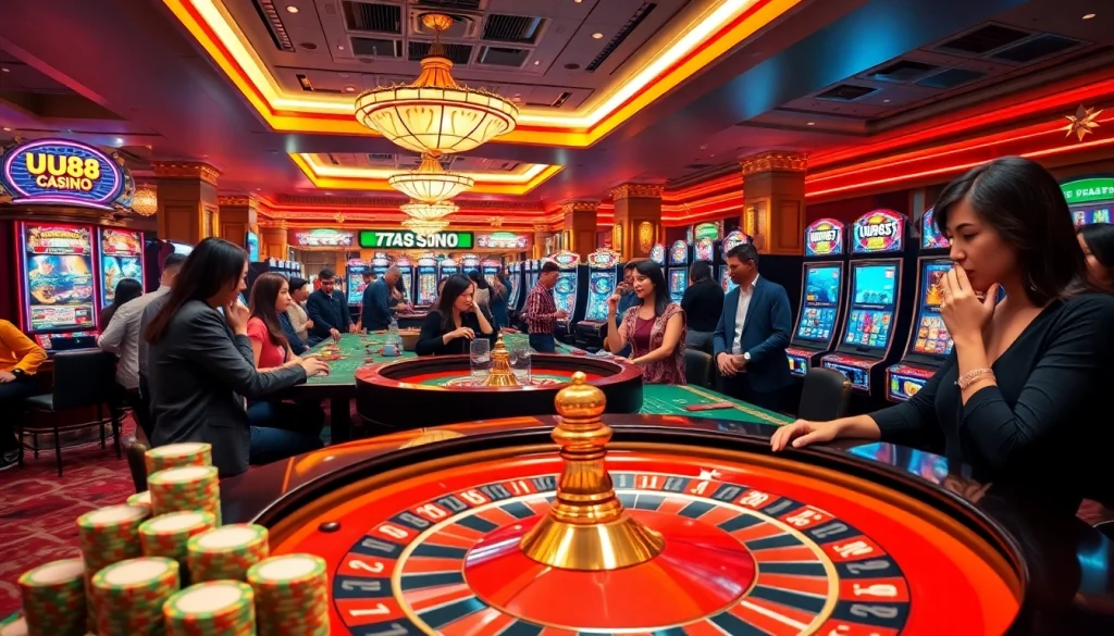 Players enjoy exciting games at UU88 CASINO with vibrant tables and thrilling action.