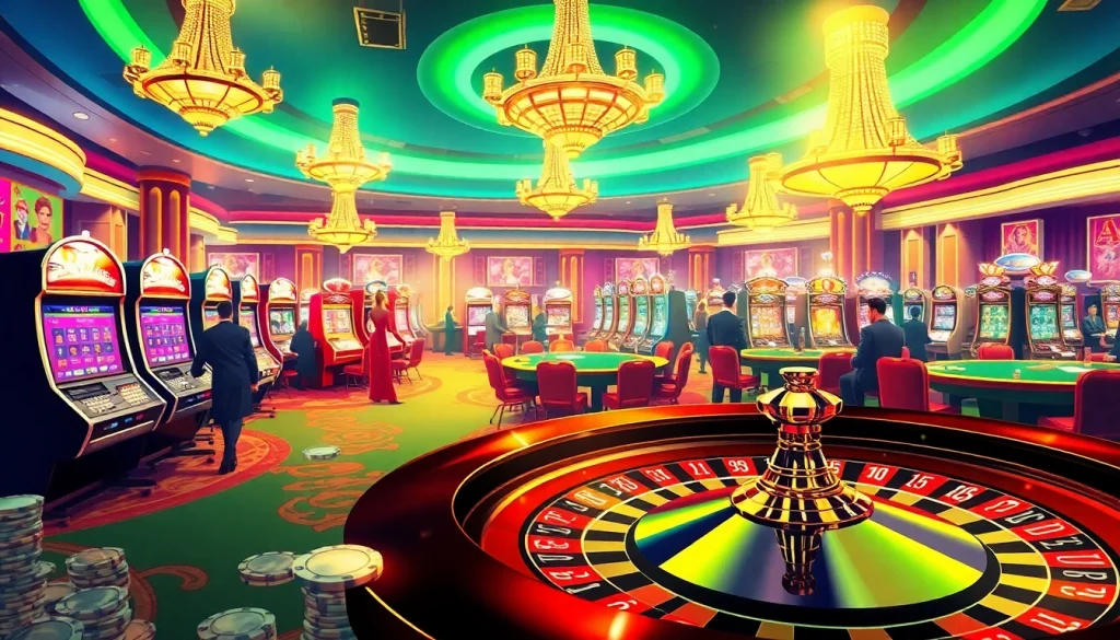 Playing diverse casino games at https://bet88.limited/ showcasing luxury, excitement, and thrilling action.