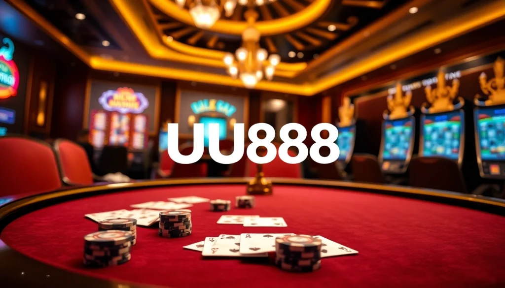 Join the excitement at U888 with engaging casino games and vibrant gaming visuals.
