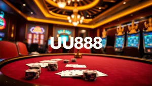 Join the excitement at U888 with engaging casino games and vibrant gaming visuals.