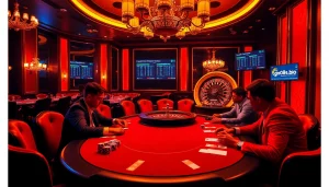 Watch players strategize at a high-stakes game at https://go8s.bio/ casino, where excitement meets luxury.