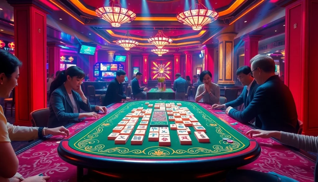 Petaruh menikmati permainan Mahjong Ways 2 yang seru di pusat kasino yang meriah.