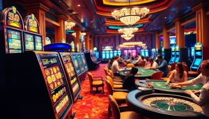 Experience the excitement of slot depo 5k with engaging players and vibrant casino elements.