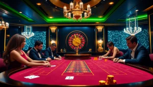 Experience high-stakes Baccarat at XX88.us with players enjoying a luxurious casino atmosphere.