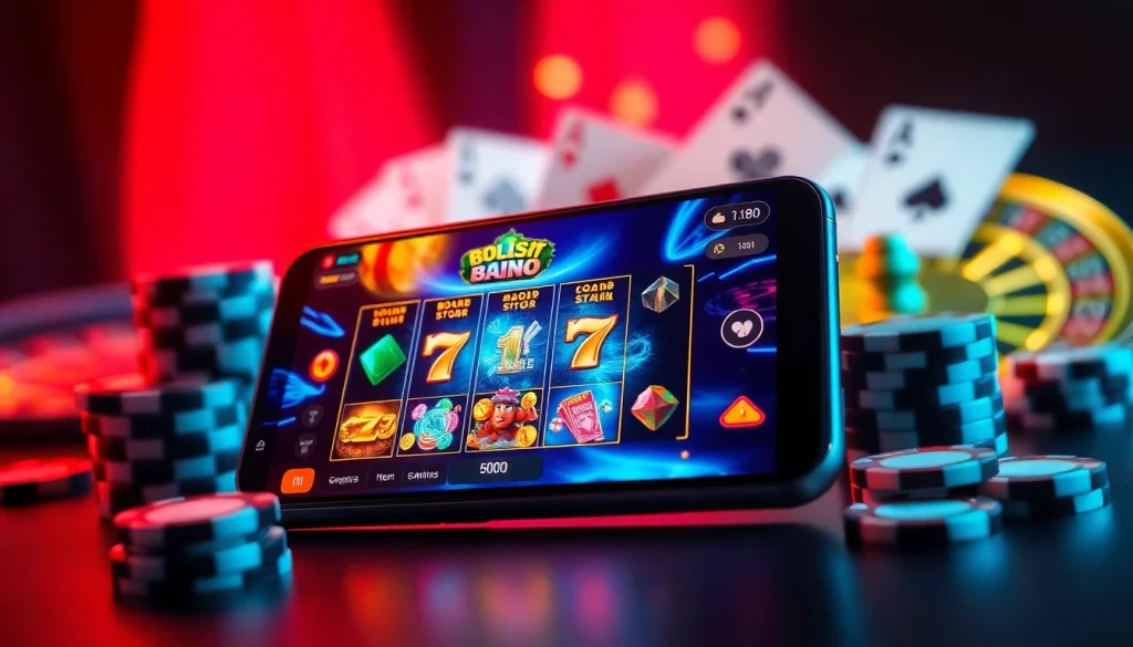 A188 online gaming platform showcasing vibrant casino games on mobile.