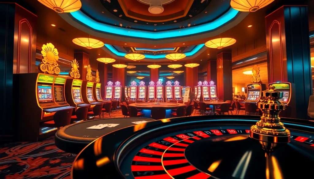 Players engaged in a thrilling game at the MU88 com casino poker table.