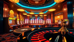 Players engaged in a thrilling game at the MU88 com casino poker table.