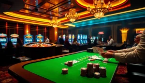 Experience the excitement of gambling at ee88 .com with vibrant casino scenes and thrilling gameplay.