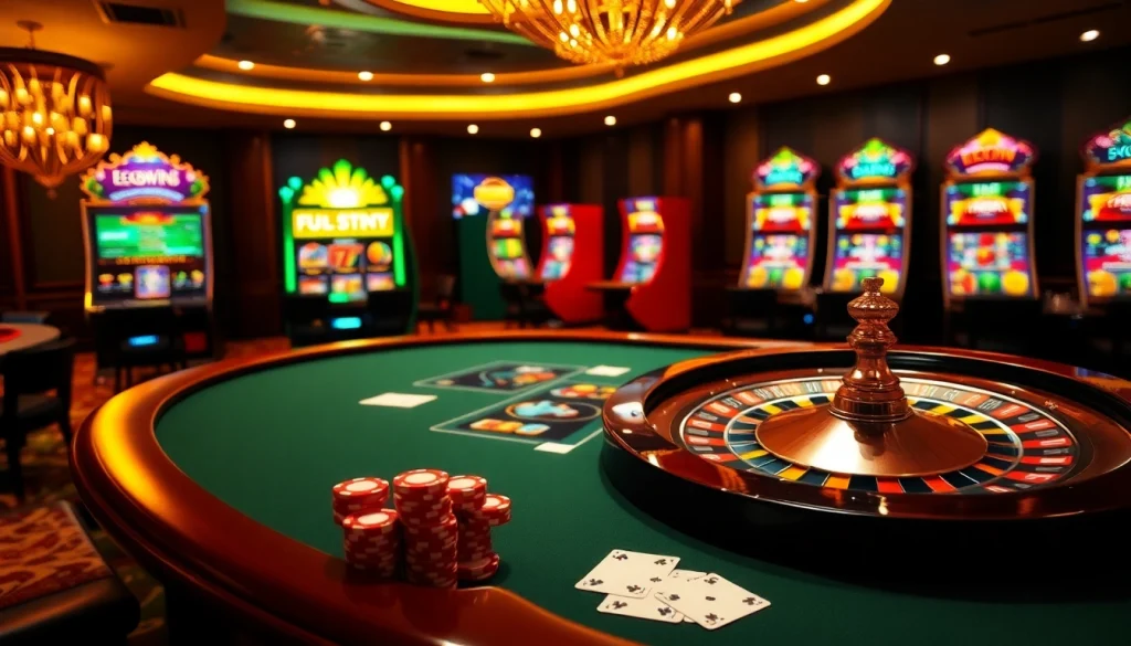 Experience the thrill of gambling at ee88win.net with vibrant casino tables and exciting promotions.