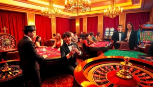 Players enjoying a thrilling game at https://tt88.de.com casino with vibrant tables and excitement.
