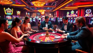 Players enjoying a thrilling game of roulette at BDJL casino, showcasing excitement and strategy.