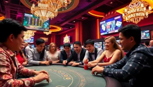 Engaging online casino experience at 98win featuring diverse players and exciting games.
